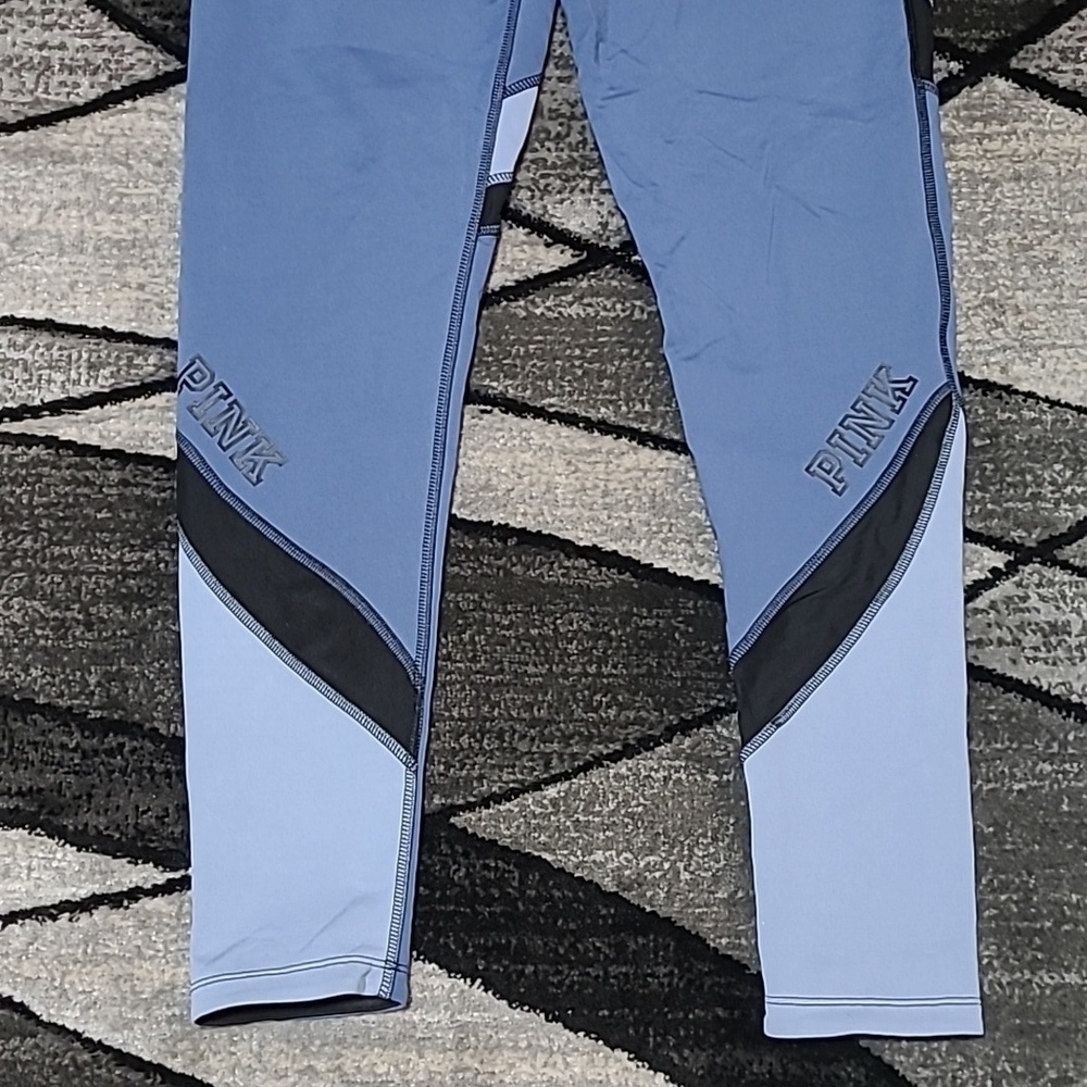 VS PINK 2015 ULTIMATE REVERSIBLE MESH LOGO LEGGINGS - Picture 14 of 15